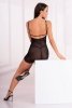 Krolina Black/Czarna seksowna koszulka nocna LivCo Corsetti Fashion rozmiar - S/M